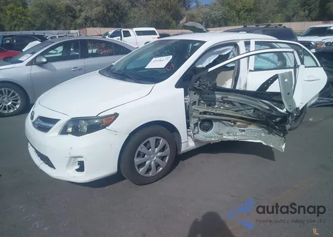 2013 Toyota Corolla L z USA, uszkodzony, nr VIN 2T1BU4EEXDC070061